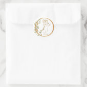 Stickers de chats à anneaux mariages (Sac)