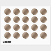 Stickers de cire à double monogramme à amande (Feuille)