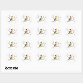 Stickers de cire de cèdre d'aquarelle (Feuille)