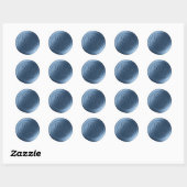 Stickers de cire de monogramme Denim Blue 2 (Feuille)