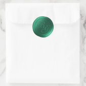 Stickers de cire Jungle Vert Double Monogramme (Sac)
