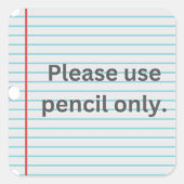 Stickers de classement des enseignants - Papier au (Devant)