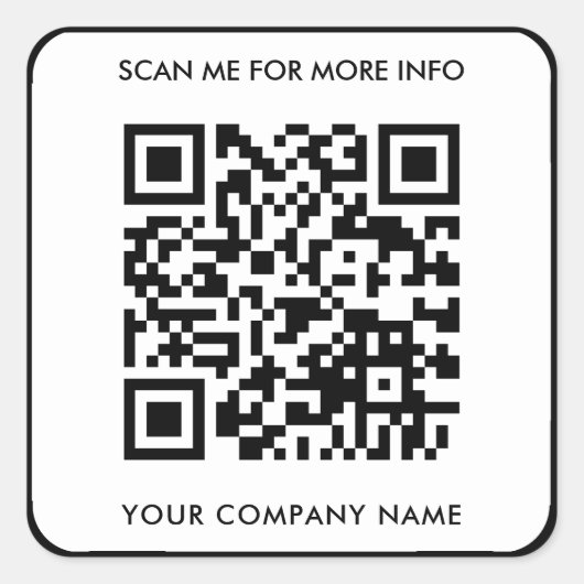 Stickers de code QR personnalisés (Devant)