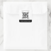 Stickers de code QR personnalisés (Sac)