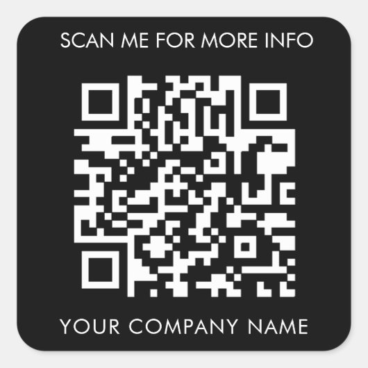 Stickers de code QR personnalisés (Devant)