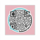 Stickers de code QR personnalisés pour les traders (Devant)