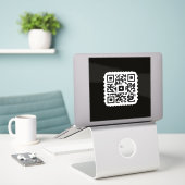Stickers de code QR unique pour les commerçants" (Ordinateur portable sur le bureau)