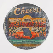 Stickers de compagnie à brassage creux affamé (Design 1)