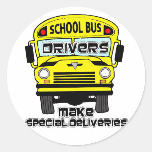 Stickers de conducteur de bus scolaire