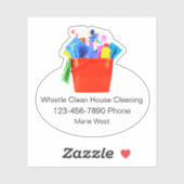 Stickers de contact de nettoyage de maison (Feuille)