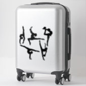 Stickers de contour de gymnastique rythmique (Sur valise)