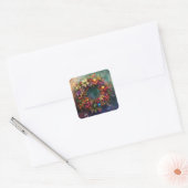 Stickers de couronne de Noël (Enveloppe)