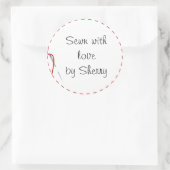 Stickers de couture d'amour (Sac)
