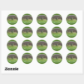 Stickers de crevettes de cerfs à queue blanche (Feuille)