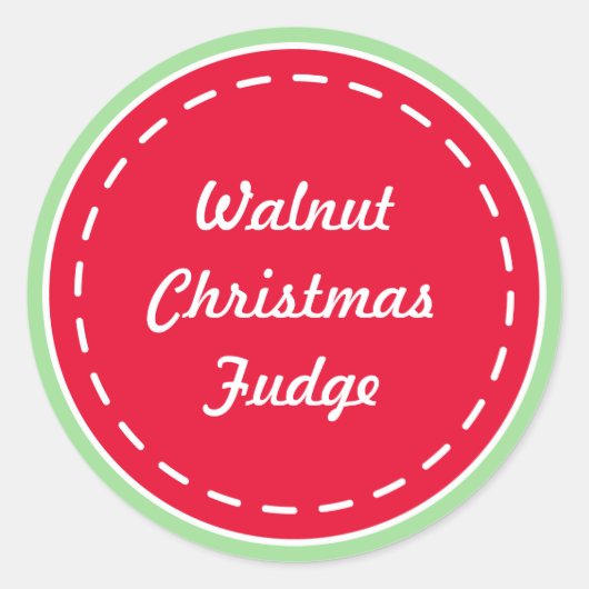 Stickers de cuisine classique de Noël (Devant)