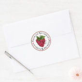 Stickers de cuisine personnalisée - framboise (Enveloppe)