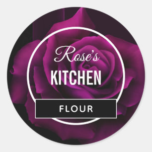 Stickers de cuisine Rose gothique violet