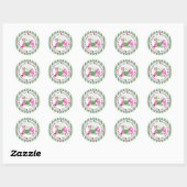 Stickers de cuisson Shabby Chic Cupcake (Feuille)