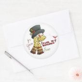 Stickers de cuisson Snowman personnalisés (Enveloppe)