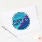 Stickers de culte ronde (3 po) (Enveloppe)