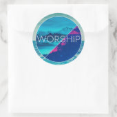 Stickers de culte ronde (3 po) (Sac)