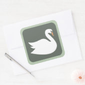 Stickers de cygne rétro (Enveloppe)