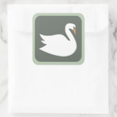 Stickers de cygne rétro (Sac)