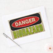 Stickers de danger biologique (Enveloppe)