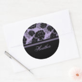 Stickers De Décadence Florale Grungy, Lavande (Enveloppe)