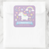 Stickers De Décor D'Anniversaire Petites Unicornes (Sac)