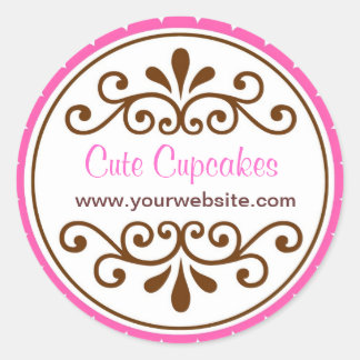 Stickers de défilement orné