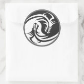 Stickers de design de tatouage Tribal Yin Yang Dra (Sac)
