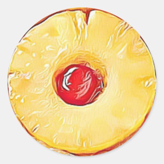 Stickers de dessert pour cerisier d'ananas (Devant)