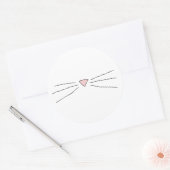 Stickers de dessin de Whiskers Kitty (Enveloppe)