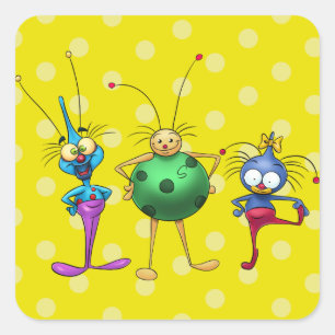 stickers de dessins animés mignons