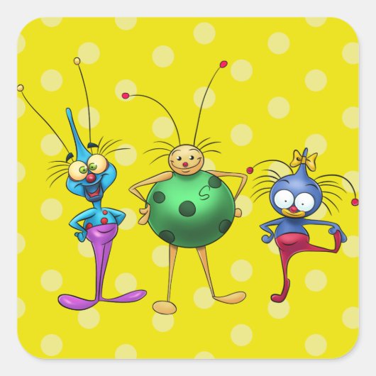 stickers de dessins animés mignons (Devant)
