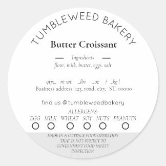 Stickers de droit alimentaire de chalet moderne