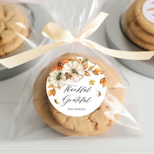 Stickers de famille de Thanksgiving rustique