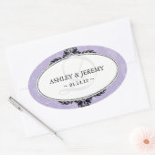 Stickers De Faveur De Mariage Lilac (Enveloppe)