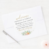 stickers de faveur de mariage personnalisé merci (Enveloppe)