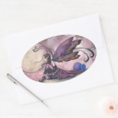 Stickers de fée violette de la lune d'été (Enveloppe)