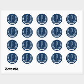 Stickers de fermeture mariage (Feuille)
