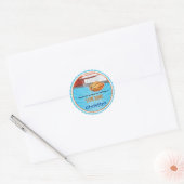 Stickers de fête d'anniversaire de basket (Enveloppe)