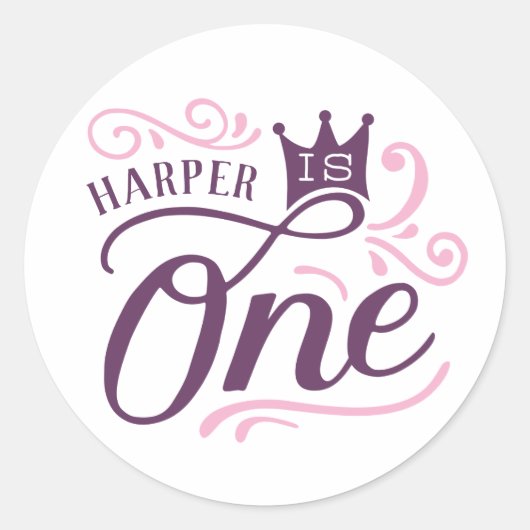 Stickers de fête d'anniversaire de la princesse vi (Devant)