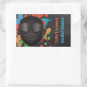Stickers de fête d'anniversaire de Paintball color (Sac)