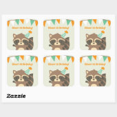 Stickers de fête d'anniversaire du jote Woodland (Feuille)