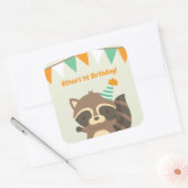 Stickers de fête d'anniversaire du jote Woodland (Enveloppe)