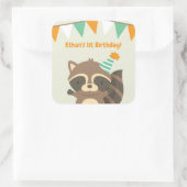 Stickers de fête d'anniversaire du jote Woodland (Sac)