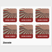 Stickers de fête d'anniversaire du parc d'attracti (Feuille)