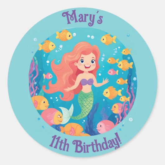 Stickers de fête d'anniversaire personnalisée de S (Devant)